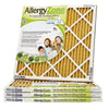 AllergyZone Allergen Trapping HVAC Furnace 1" Air Filter, 4 Pack
